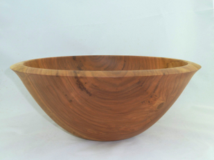 Large Cherry Salad Bowl #526, side view